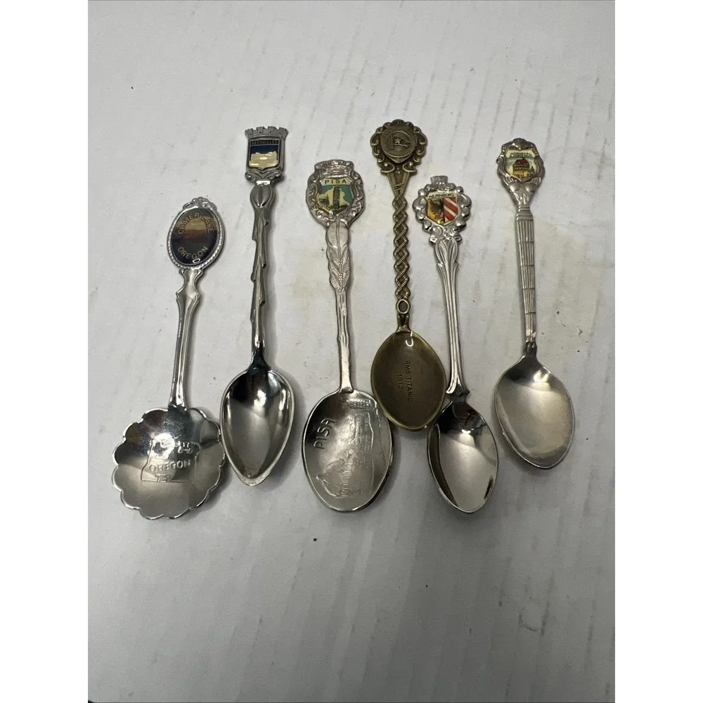 Souvenir Spoons (Lot of 6) Vintage
